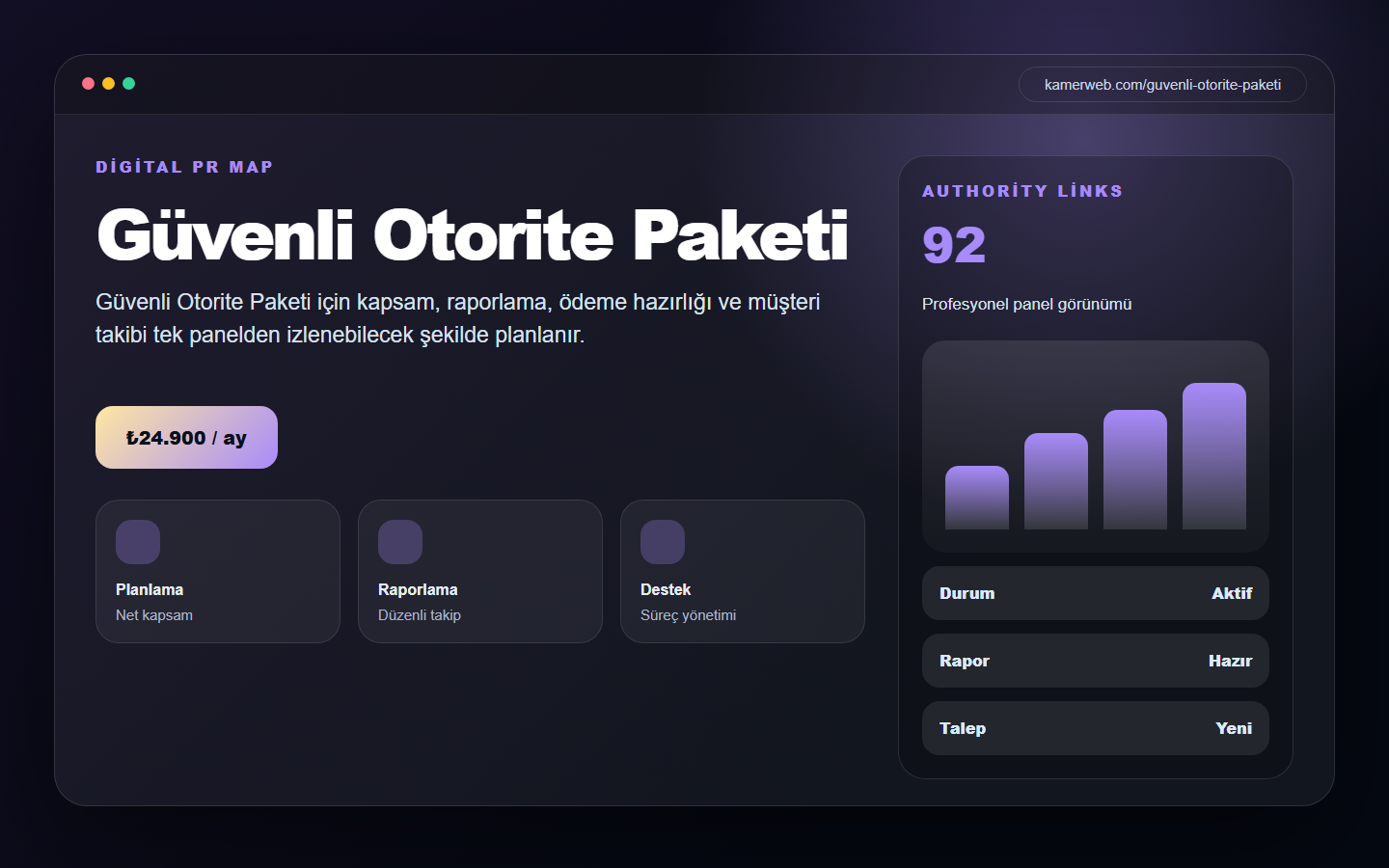 Backlink ve Dijital PR Paketleri görsel paneli