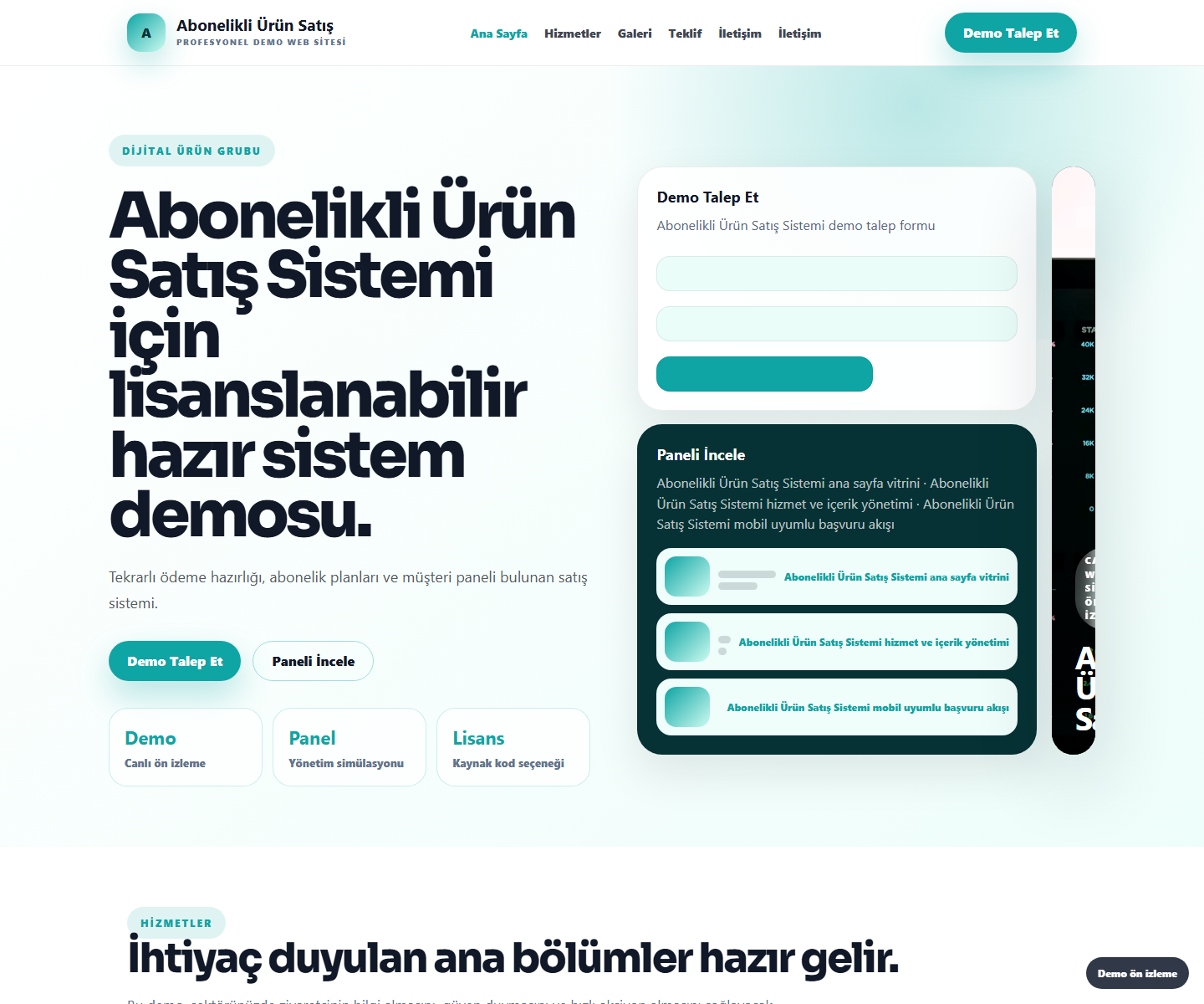 Abonelikli Ürün Satış Sistemi ödeme ürün özeti görseli